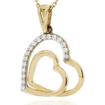 Přívěsek Zlatnictví U Kostela Zlatý přívěsek srdíčko 2128 487112603