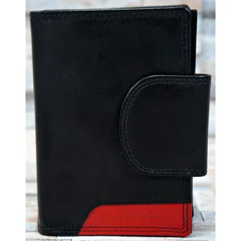 Peněženka Dámská kožená peněženka Bellugio 146 Barva: Černo červená