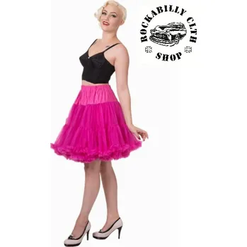 Spodnička dámská retro rockabilly pin-up Banned Walkabout Petticoat Hot Pink
