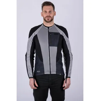 Moto bunda Protektorovaná pánská letní bunda Knox Urbane PRO bílá MK2 Velikost: S
