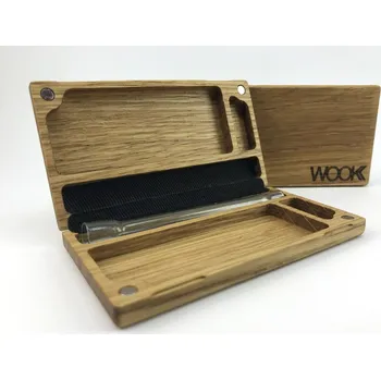 Wook | dřevěná tabatěrka na kuřivo ONE HITTER gravírování: bez obrázku