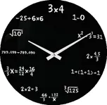 OOTB DS16289233 matematické hodiny černé