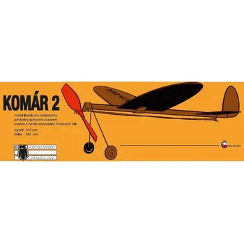 Plastikový model Kovozávody Prostějov Komár 2 31 x 38 cm