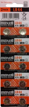 Článková baterie Maxell A76 V13GA LR44 10 ks