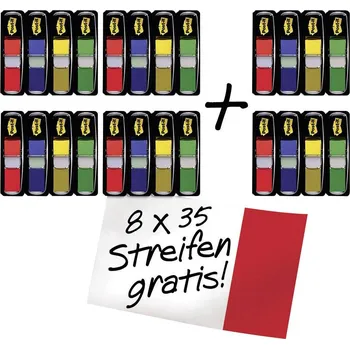 Set školních potřeb Post-it samolepící záložka FT600002966 červená, modrá, žlutá, zelená