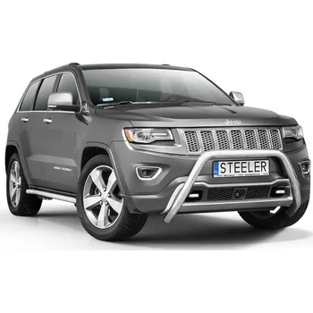 Auto-moto Přední ochranný rám nízký nerez s EC homologací, Jeep Grand Cherokee WK2, 2015- (96.GCH-R1570-06)
