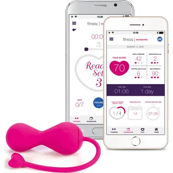 OhMiBod Lovelife Krush App Connected Bluetooth Kegel Pink