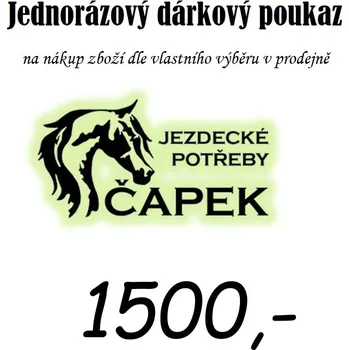 Žertovný předmět Dárkový poukaz -1500Kč-