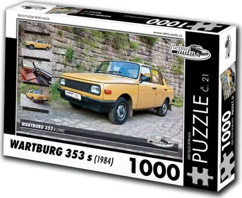 Puzzle KB Barko Retro-auta Wartburg 353 1000 dílků