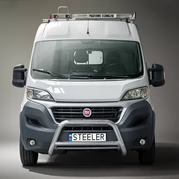 Auto-moto Přední ochranný rám nerez s EC homologací Fiat Ducato, 2014-2016 (62.DUCATO-R0070-03)