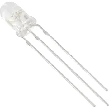 Dioda TRU COMPONENTS 1577346 LED s vývody červená, zelená kulatý 5 mm 2200 mcd, 2650 mcd 35 ° 20 mA