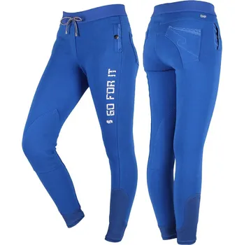 Jezdecké kalhoty Rajtky Evi QHP s kolenními záplatami, dámské, palace blue 34