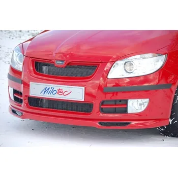 Tuning Kryty světlometů Milotec (mračítka) - ABS černý, Škoda Fabia II, 2007-2010 (11.568 04)