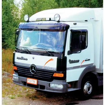 Plexi ofuk oken Sluneční clona MB Atego/Axor, standart roof, art. 5120AB/komplet (kompletní clona - akrylová část s montážní sestavou)