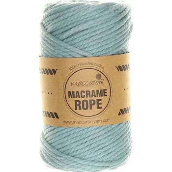 Příze Maccaroni Rope 4 mm světlá aqua 2011