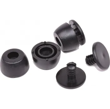 Nožička na dno tašek a kabelek, barva Černá