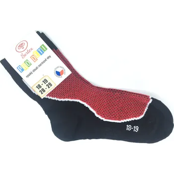 Ponožky Surtex 50% Merino Červené 34 - 35