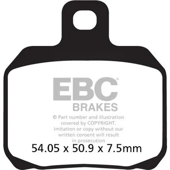 Brzdová destička Brzdové destičky EBC SFAC266