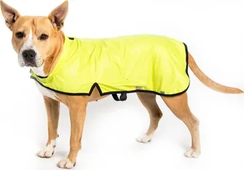 Obleček pro psa Samohýl Exclusive Trekky XL Pláštěnka 48 cm neon/zelená