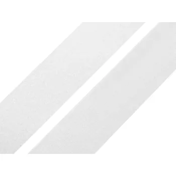 Suchý zip šíře 30mm bílý komplet, barva Bílá