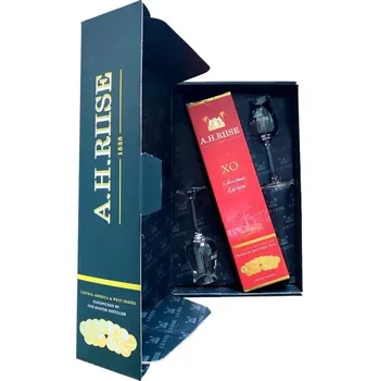 Rum A. H. Riise XO Christmas 40 % 0,7 l + 2x sklo