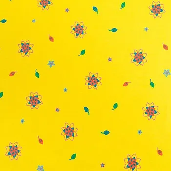 Úplet žlutý, květy a lístky, š.145