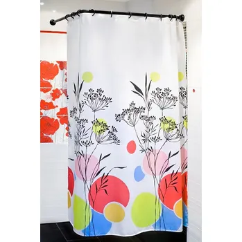 Tyč na sprchový závěs wela ČERNÁ ROHOVÁ TYČ do sprchového koutu 90 x 90 cm