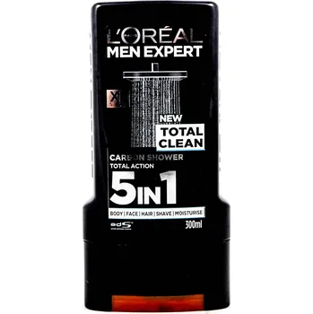 Sprchový gel L'Oréal Paris Men Expert Total Clean 5 in 1 sprchový gel 300 ml