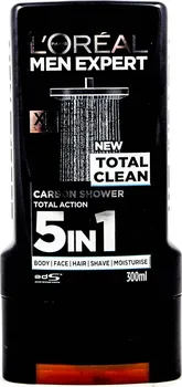 Sprchový gel L'Oréal Paris Men Expert Total Clean 5 in 1 sprchový gel 300 ml