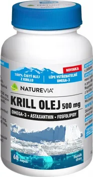 Přírodní produkt Swiss Naturvia Krill olej 500 mg 60 cps.