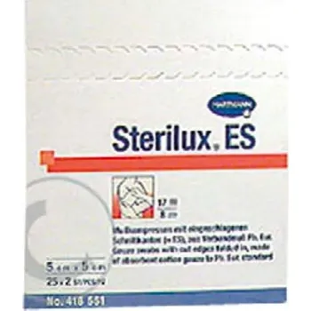 Hartmann Gáza 5x5cm sterilní kompresy Sterilux 25x2ks