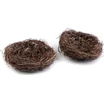 Proutěné hnízdo Ø8 cm, barva hnědá