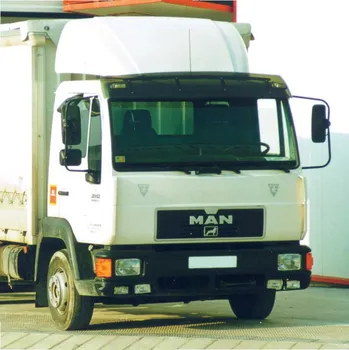 Plexi ofuk oken Sluneční clona MAN L2000, standart roof, art. 5017AB/komplet (kompletní clona - akrylová část s montážní sestavou)