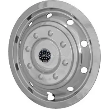 Poklice na kolo Přední nerezová poklice na disky 15" Eurotrims Elite Range 15"