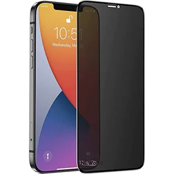 Tvrzené sklo 9H s privacy filtrem - nečitelné pod úhlem pro Apple iPhone 12/12 Pro černé