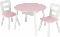 KidKraft Dřevěný set stůl s 2 židlemi