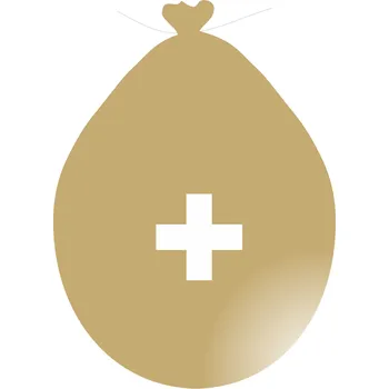Balónek Balónek znak + zlatý balonky.cz Z2