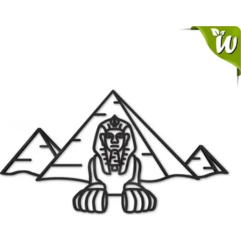 Dřevěná dekorace PYRAMIDY - mini