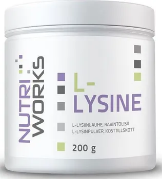Aminokyselina Nutri Works L-Lysine 200 g