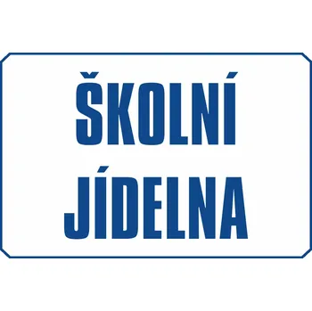 Školní jídelna UV tisk plast 5mm 600 x 400 mm