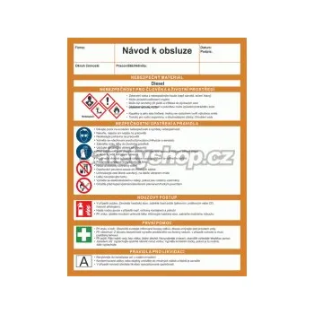 Návod k obsluze - Diesel UV tisk plast 3mm 300x200 mm