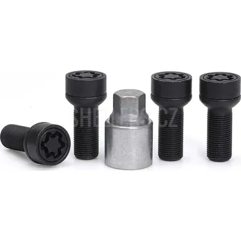 Šroubek na kolo Pojistné bezpečnostní šrouby M15x1,25x32 kulová R14, klíč 17, SICUSTAR BVN932R14, MERCEDES