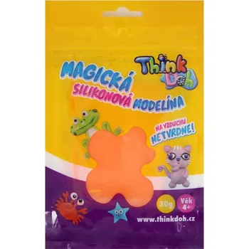 Modelovací hmota THINK DOH - Silikonová modelína - ORANŽOVÁ