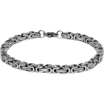 Náramek Nerezový náramek pro muže 5mm x 22cm KMMB25365