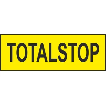 TOTAL STOP 2 samolepící vinylová fólie 150x50mm-4ks