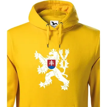 Pánská mikina Pánská mikina Státní znak Československa, Barva Žlutá, Velikost L, Canvas Pánská mikina Bezvatriko.cz 1