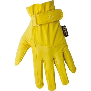 Jezdecké rukavice Pool´s Westernové rukavice PULL UP žluté Velikost: L