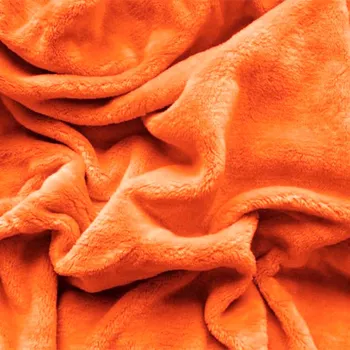 Prostěradlo Numberoplus Mikroplyšové prostěradlo na dvoulůžko Exclusive 180x200 cm - Oranžová