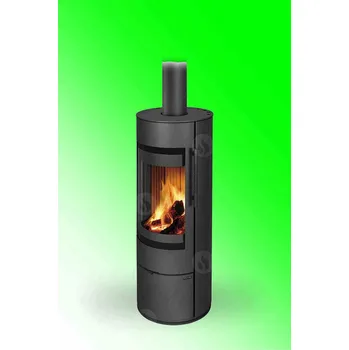 Krbová kamna ROMOTOP LUANCO N03 černý - otáčivé topeniště