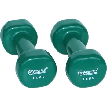 MASTER Vinylové činky 2 x 1,5 kg